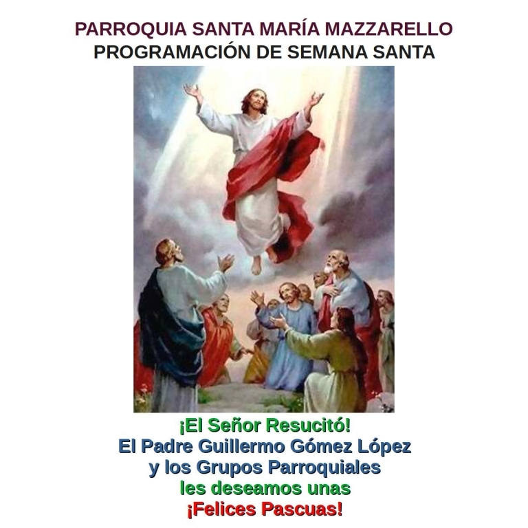 Semana Santa 2023 en la Parroquia Mazzarello